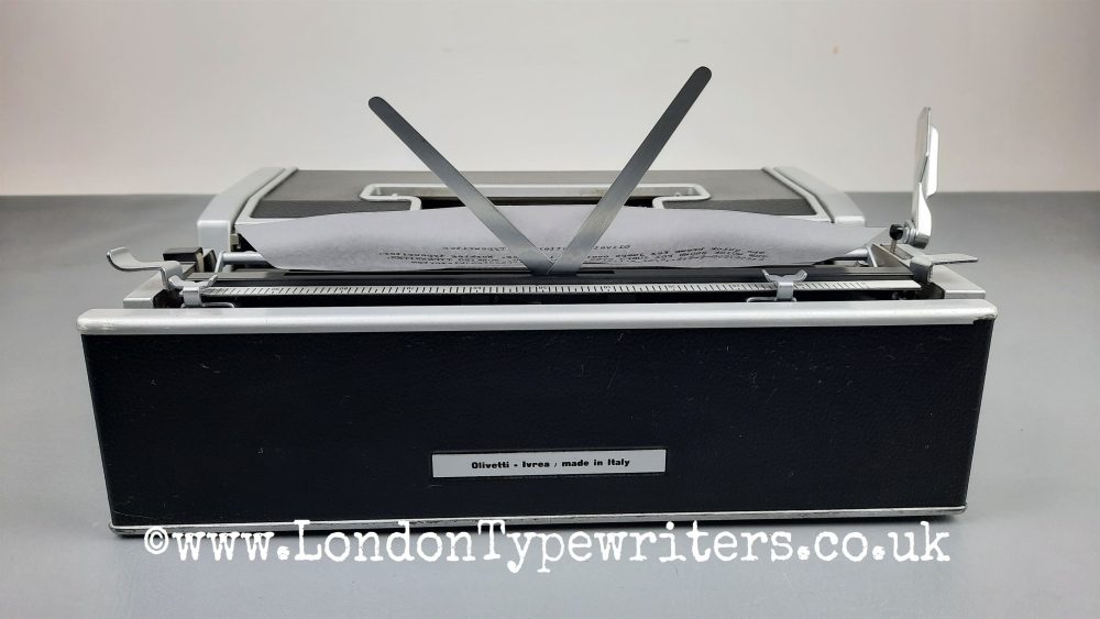 Working Olivetti Lettera DL Typewriter - New Ribbon, Case - Made in Italy - Image 8